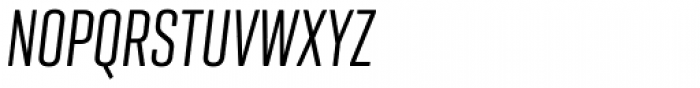 Geogrotesque XComp Regular Italic Font UPPERCASE