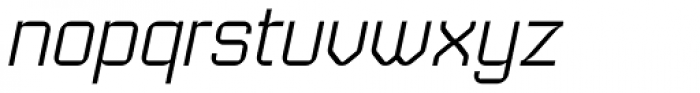 Geomanticus Italic Font LOWERCASE