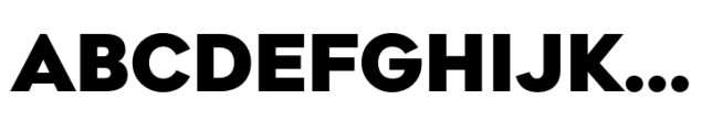 Geometos Max Black Font UPPERCASE