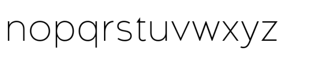 Geometos Max Extra Light Font LOWERCASE