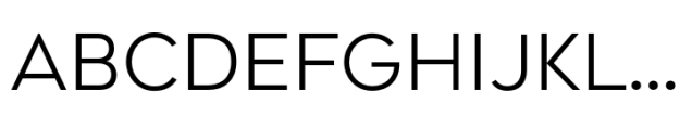 Geometos Max Light Font UPPERCASE