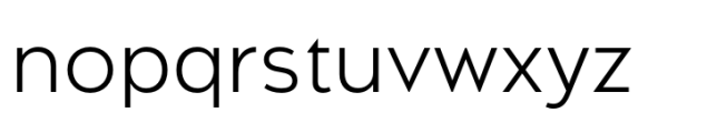 Geometos Max Light Font LOWERCASE