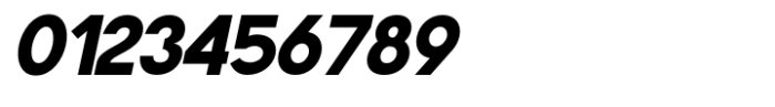 Geometra Sans Black Slanted Font OTHER CHARS