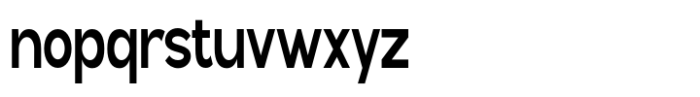 Geometra Sans Bold Condensed Font LOWERCASE