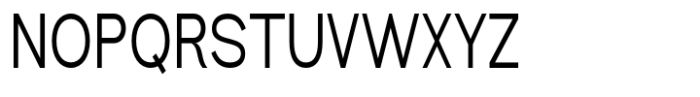 Geometra Sans Condensed Font UPPERCASE