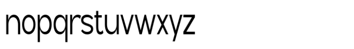 Geometra Sans Condensed Font LOWERCASE