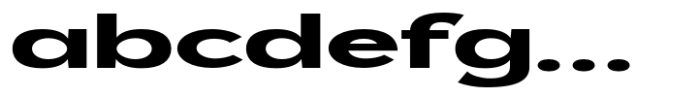 Geometra Sans Extra Bold Expanded FONT