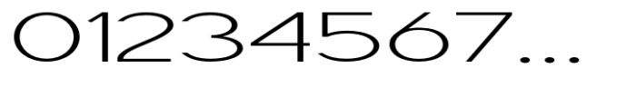 Geometra Sans Extra Light Expanded Font OTHER CHARS