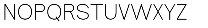 Geometra Sans Extra Light Font UPPERCASE