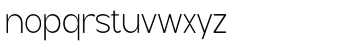 Geometra Sans Extra Light Font LOWERCASE