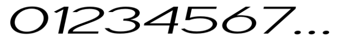 Geometra Sans Light Expanded Slanted Font OTHER CHARS