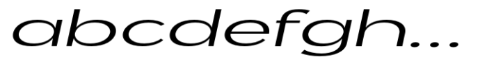 Geometra Sans Light Expanded Slanted FONT