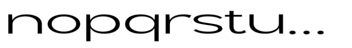 Geometra Sans Light Expanded Font LOWERCASE