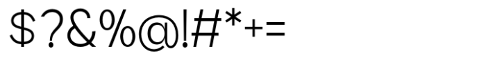 Geometra Sans Light Font OTHER CHARS