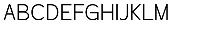 Geometra Sans Light Font UPPERCASE