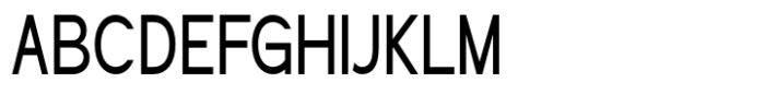 Geometra Sans Medium Condensed Font UPPERCASE