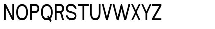 Geometra Sans Medium Condensed Font UPPERCASE