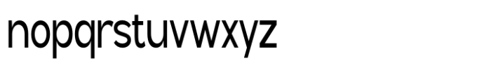 Geometra Sans Medium Condensed Font LOWERCASE