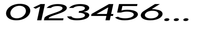 Geometra Sans Medium Expanded Slanted Font OTHER CHARS