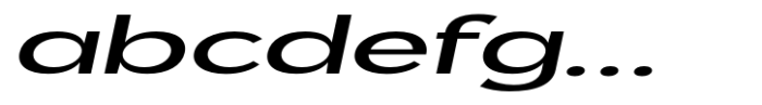 Geometra Sans Medium Expanded Slanted FONT