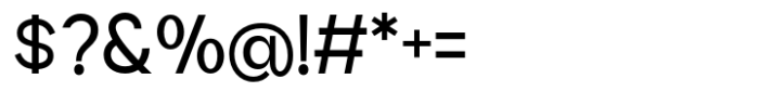 Geometra Sans Medium Font OTHER CHARS