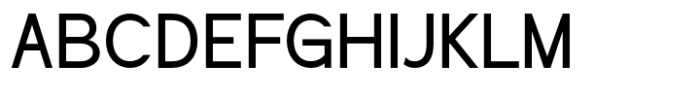 Geometra Sans Medium Font UPPERCASE