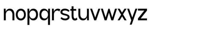Geometra Sans Medium Font LOWERCASE