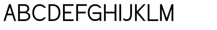 Geometra Sans Regular Font UPPERCASE