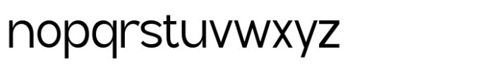 Geometra Sans Regular Font LOWERCASE