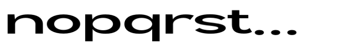 Geometra Sans Semi Bold Expanded Font LOWERCASE