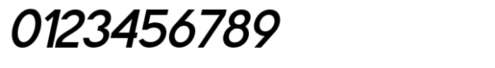 Geometra Sans Semi Bold Slanted Font OTHER CHARS