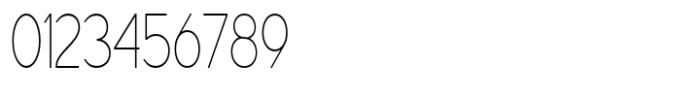 Geometra Sans Thin Condensed Font OTHER CHARS