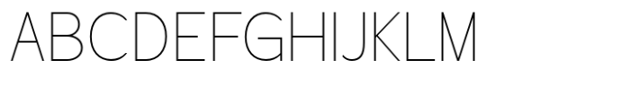 Geometra Sans Thin Font UPPERCASE