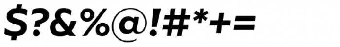 Geometria Bold Italic Font OTHER CHARS