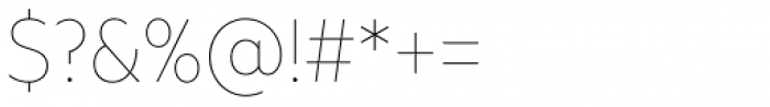 Geometria Narrow Thin Font OTHER CHARS