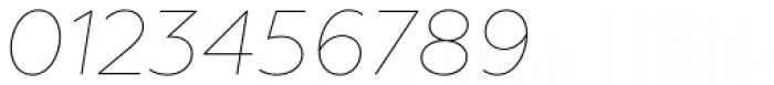 Geometria Thin Italic Font OTHER CHARS