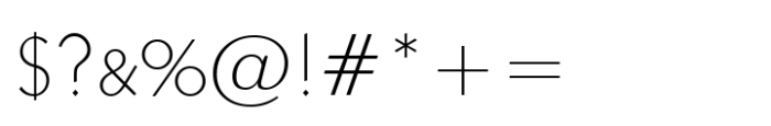 Geometric 231 Std Light Font OTHER CHARS