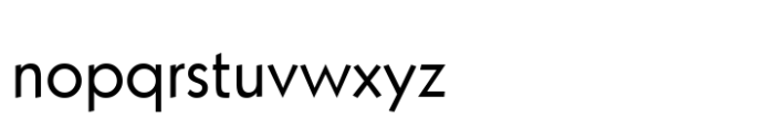 Geometric 231 Std Roman Font LOWERCASE