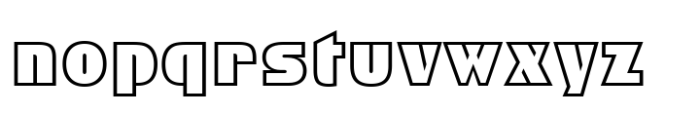 Geometric 885 Std Regular Font LOWERCASE