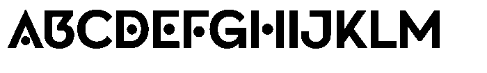 Geometric Branding Font UPPERCASE