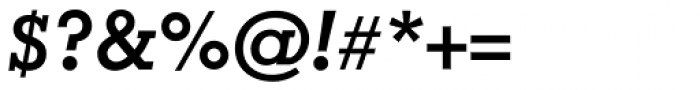 Geometric Slabserif 703 Bold Italic Font OTHER CHARS