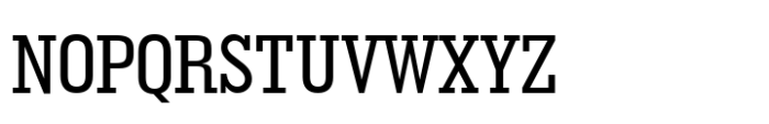 Geometric Slabserif 703 Std Medium Condensed Font UPPERCASE