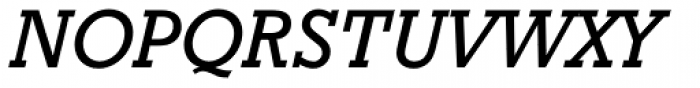 Geometric Slabserif 712 Medium Italic Font UPPERCASE