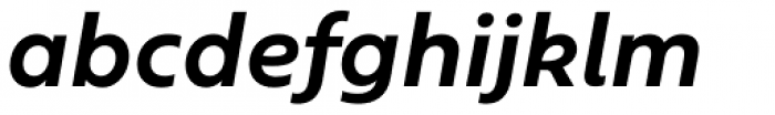 Geometrica Medium Italic Font LOWERCASE