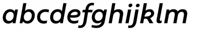 Geometrica Regular Italic Font LOWERCASE