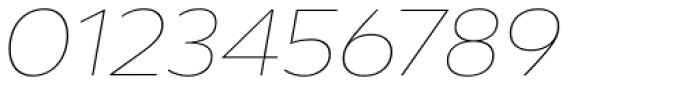 Geometrica Thin Italic Font OTHER CHARS