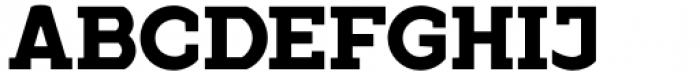 Geometrico Slab Black Font UPPERCASE