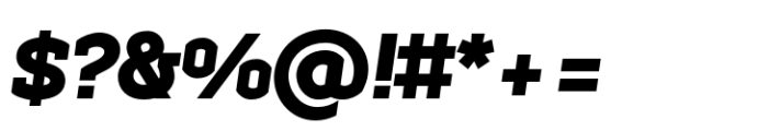 Geometrico Slab Extra Black Italic Font OTHER CHARS