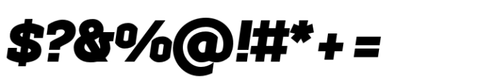 Geometrico Slab Ultra Black Italic Font OTHER CHARS