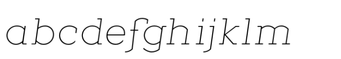 Geometrico Slab Ultra Light Italic FONT